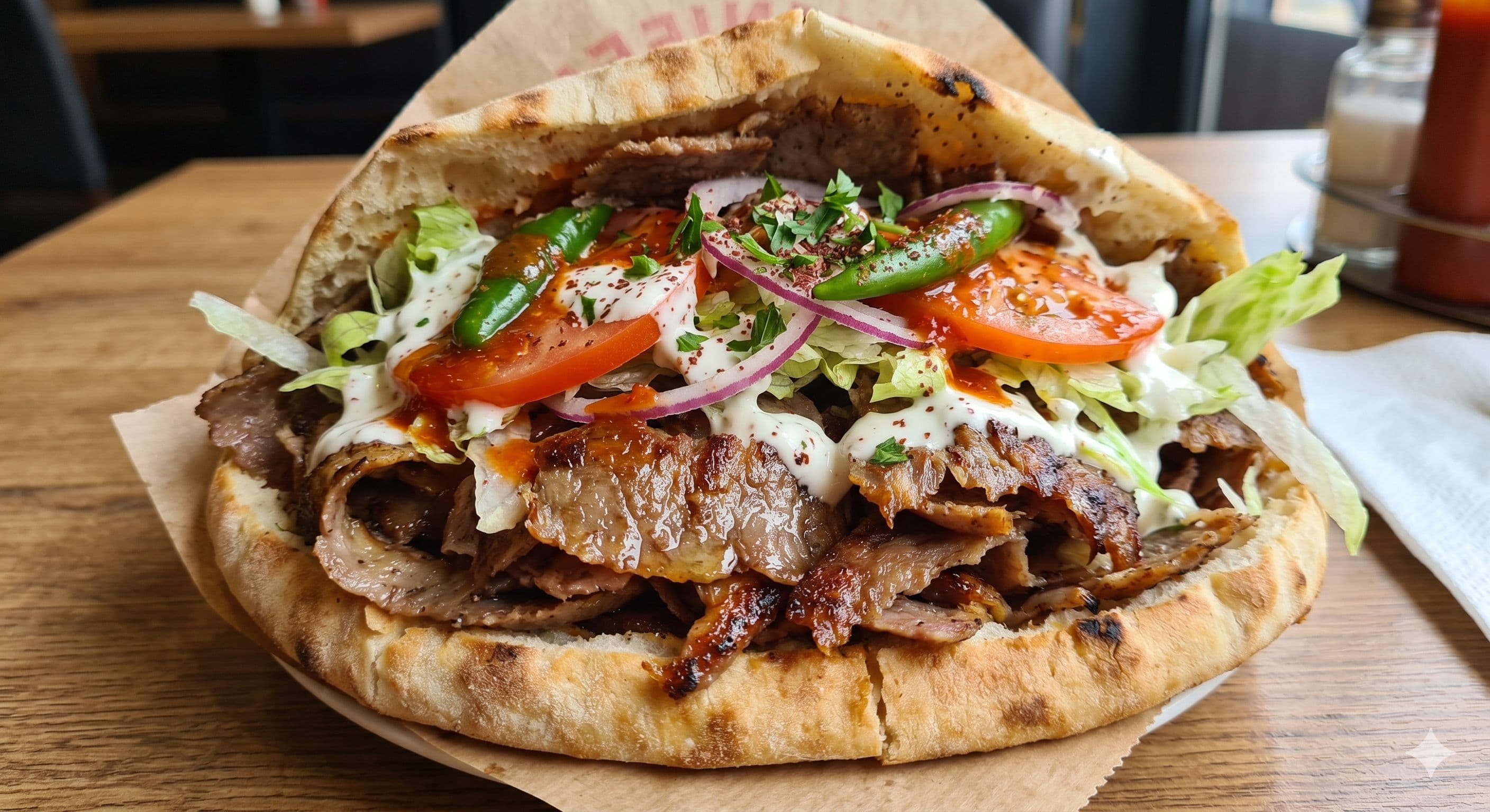 Kebab med bröd